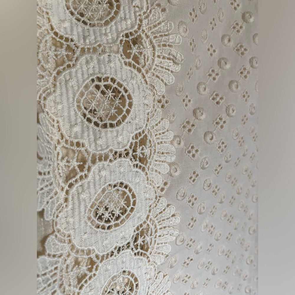 Mango Embroidered Panel Blouse - New With Tags - Picture 6 of 16